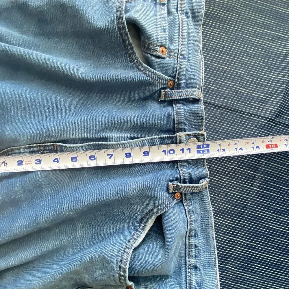 Levi's 505 Regular Fit Men's Jeans Medium Stonewash Straight Leg 38x29 505-4891